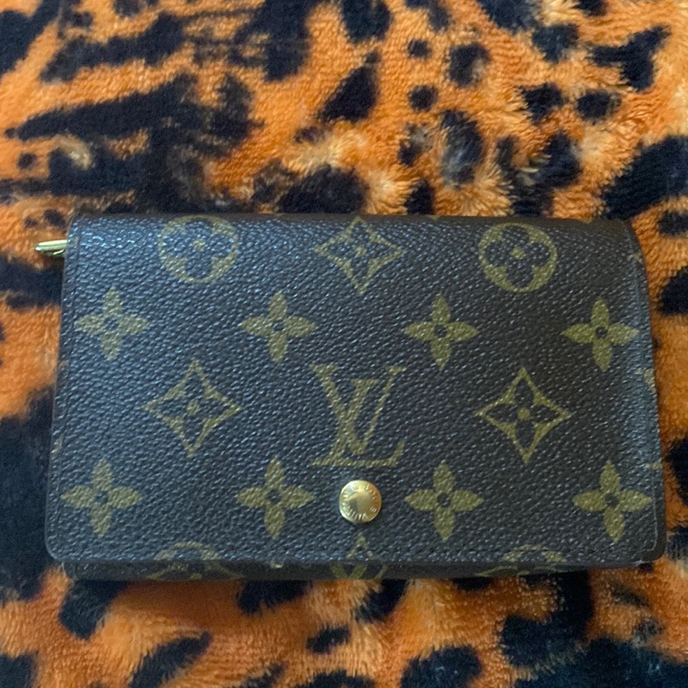 Porte Monnaei billet tresor,mono. Canvas wallet.